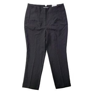 Nine West Tapered High Rise Pant Slim Women's 14 Tailored Dress Pant Stretch